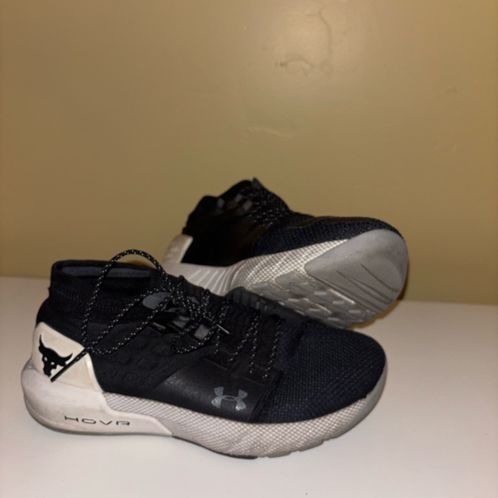 Under Armour Black and White Sneakers Lightweight Performance Design